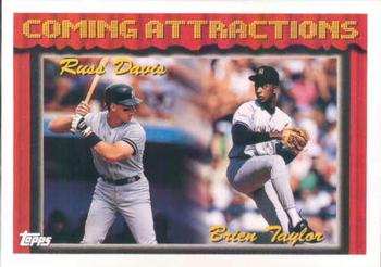 1994 Topps #772 Russ Davis / Brien Taylor Front