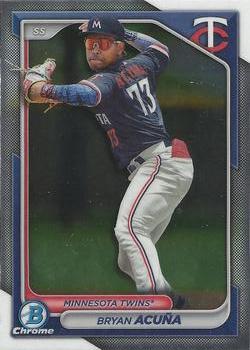 2024 Bowman - Chrome Prospects #BCP-4 Bryan Acuna Front