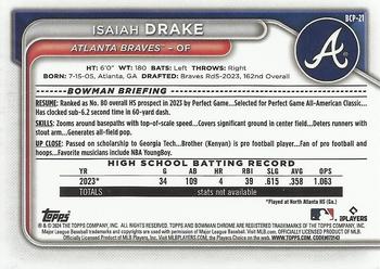2024 Bowman - Chrome Prospects #BCP-21 Isaiah Drake Back