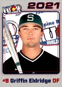 2021 Juco World Series Shelton State Buccaneers #NNO Griffin Eldridge Front