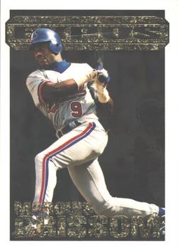 1994 Topps - Black Gold #34 Marquis Grissom Front