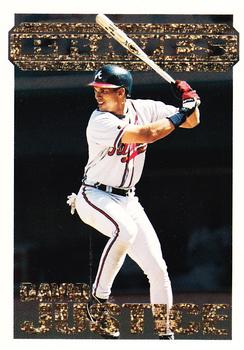 1994 Topps - Black Gold #36 David Justice Front