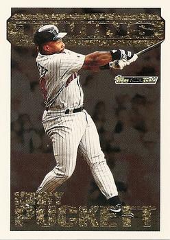 1994 Topps - Black Gold #17 Kirby Puckett Front