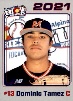 2021 Juco World Series McLennan Highlanders #NNO Dominic Tamez Front