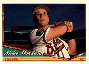 1994 Topps Traded #63T Mike Mordecai Front