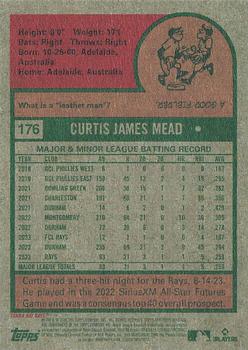 2024 Topps Heritage Mini #176 Curtis Mead Back