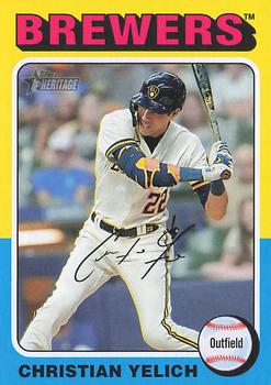 2024 Topps Heritage Mini #369 Christian Yelich Front