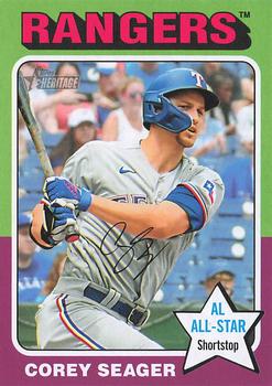 2024 Topps Heritage Mini #400 Corey Seager Front
