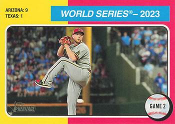 2024 Topps Heritage Mini #462 World Series 2023: Game 2 Front