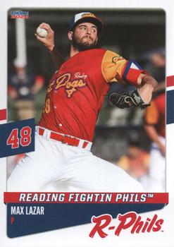 2024 Choice Reading Fightin Phils #22 Max Lazar Front