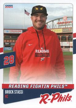 2024 Choice Reading Fightin Phils #33 Brock Stassi Front