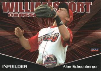 2009 Choice Williamsport Crosscutters #22 Alan Schoenberger Front