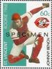 1989 St. Vincent Rookie Postage Stamps - Specimen #NNO Johnny Bench Front