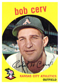 1959 Topps #100 Bob Cerv Front