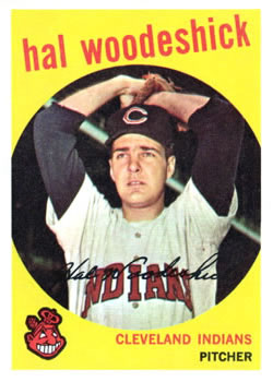 1959 Topps #106 Hal Woodeshick Front