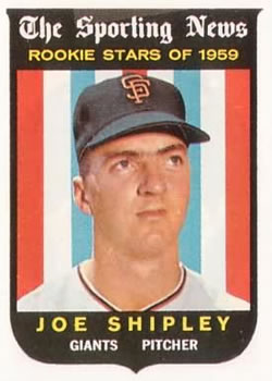 1959 Topps #141 Joe Shipley Front