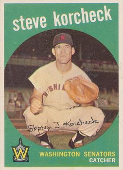 1959 Topps #284 Steve Korcheck Front
