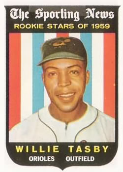 1959 Topps #143 Willie Tasby Front