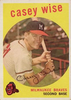 1959 Topps #204 Casey Wise Front