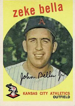 1959 Topps #254 Zeke Bella Front