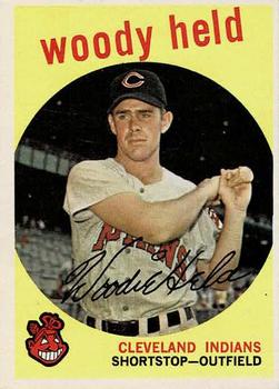 1959 Topps #266 Woodie Held Front