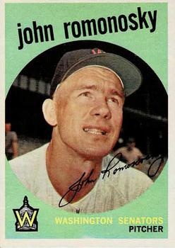 1959 Topps #267 John Romonosky Front