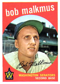 1959 Topps #151 Bob Malkmus Front