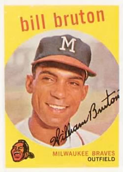 1959 Topps #165 Bill Bruton Front