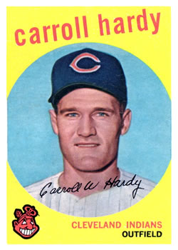 1959 Topps #168 Carroll Hardy Front