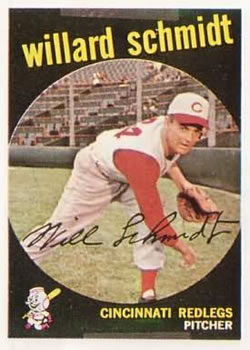 1959 Topps #171 Willard Schmidt Front