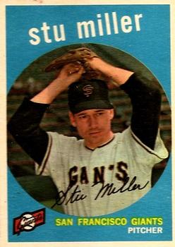 1959 Topps #183 Stu Miller Front