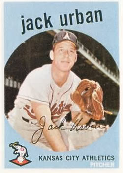 1959 Topps #18 Jack Urban Front