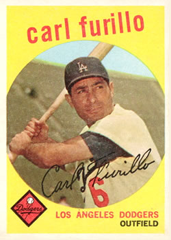 1959 Topps #206 Carl Furillo Front