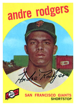 1959 Topps #216 Andre Rodgers Front