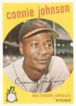 1959 Topps #21 Connie Johnson Front