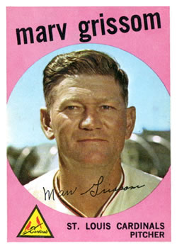 1959 Topps #243 Marv Grissom Front