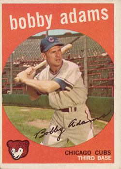 1959 Topps #249 Bobby Adams Front