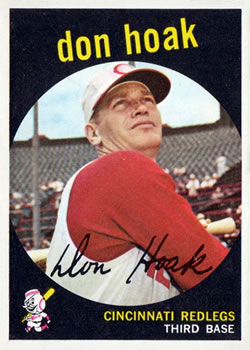 1959 Topps #25 Don Hoak Front