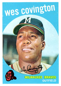 1959 Topps #290 Wes Covington Front