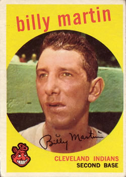 1959 Topps #295 Billy Martin Front
