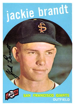 1959 Topps #297 Jackie Brandt Front