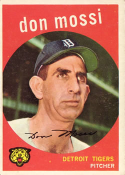 1959 Topps #302 Don Mossi Front