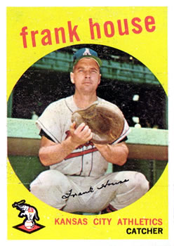 1959 Topps #313 Frank House Front