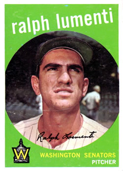 1959 Topps #316 Ralph Lumenti Front