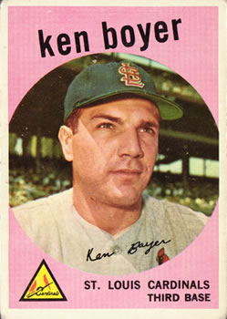 1959 Topps #325 Ken Boyer Front