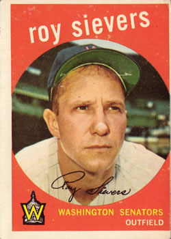 1959 Topps #340 Roy Sievers Front
