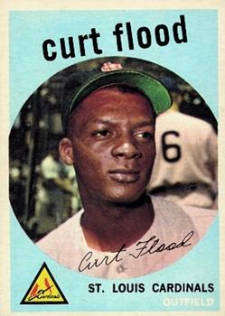 1959 Topps #353 Curt Flood Front