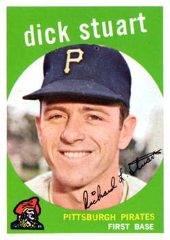 1959 Topps #357 Dick Stuart Front