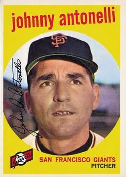 1959 Topps #377 Johnny Antonelli Front