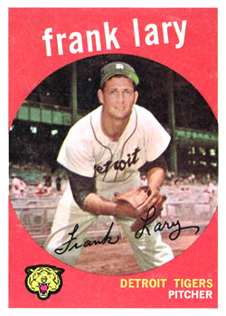 1959 Topps #393 Frank Lary Front